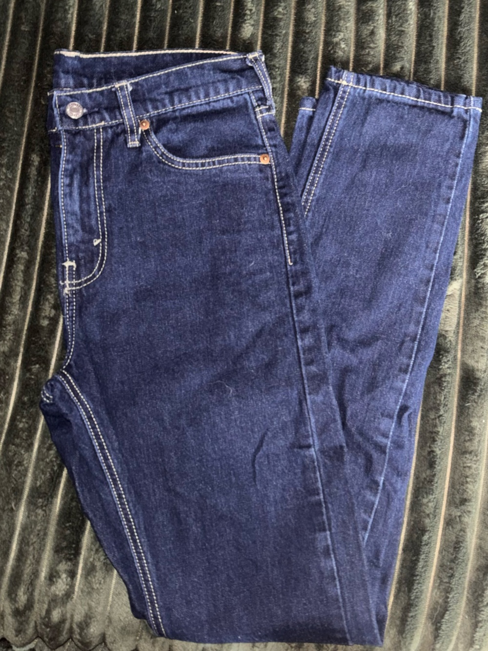 Signature by Levi Strauss Men's Indigo Slim Straight Jeans